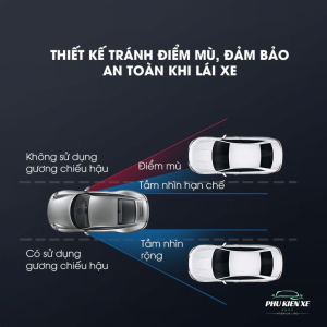 Combo 2 Gương Cầu Lồi 360 Độ Gắn Gương Chiếu Hậu Ô Tô – Gương Hình Chữ Nhật - Hình 73