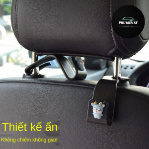 Móc Treo Đồ Gắn Sau Ghế Xe Ô Tô Cute – Bé ếch - Hình 43