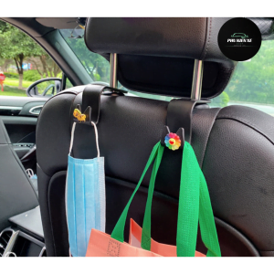 Móc Treo Đồ Gắn Sau Ghế Xe Ô Tô Cute – Bé ếch - Hình 48