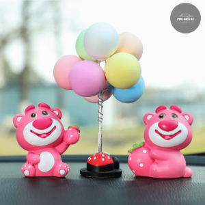 Set Gấu Dâu Lotso Để Taplo Ô Tô – Bàn Làm Việc – Phụ Kiện Xe Ô Tô - Hình 92