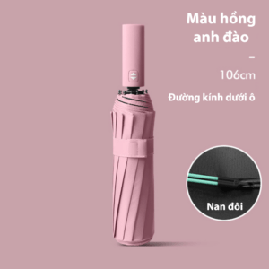 Ô Dù Che Nắng Mưa Cao Cấp 12 Nan Chắc Chắn – Có Nút Bấm Tự Gập Cánh Dù Tiện Lợi Cho Xe Ô Tô - Hình 85