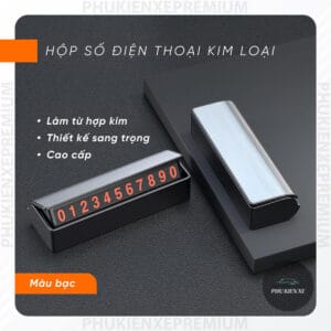 Bảng Ghi Số Điện Thoại Gắn Taplo Xe Hơi Bằng Kim Loại – Tiện Dụng và Văn Minh – Black - Hình 15