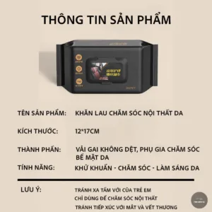 Hộp 80 Khăn Ướt Vệ Sinh Nội Thất Ô Tô Chuyên Dụng - Hình 73
