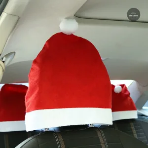 Mũ Ông Già Noel Cho Ghế Xe Ô Tô – Nón Santa Claus Trùm Ghế Xe Hơi Đu Đưa Giáng Sinh - Hình 25