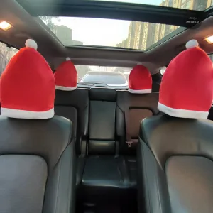 Mũ Ông Già Noel Cho Ghế Xe Ô Tô – Nón Santa Claus Trùm Ghế Xe Hơi Đu Đưa Giáng Sinh - Hình 35