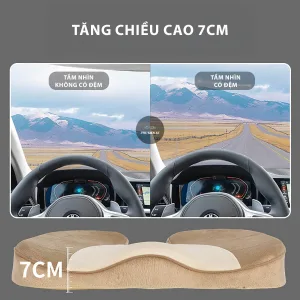 Đệm Lót Mông Space Cotton ICAROOM Bảo Vệ Cột Sống Cho Xe Hơi & Văn Phòng - Hình 13