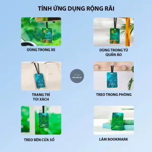 Túi Thơm Treo Xe Ô Tô – Lá Thơm Khử Mùi Ô Tô – Phòng Ngủ – Tủ Quần Áo – Hoa Mộc Lan - Hình 67