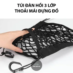 Túi Lưới Đựng Đồ Đàn Hồi 3 Lớp Cho Xe Hơi – An Toàn và Tiện Lợi Cho Gia Đình - Hình 99