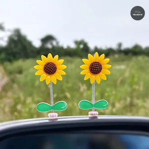 Set 5 Hoa Hướng Dương Dễ Thương Trang Trí Taplo Xe Ô Tô - Hình 88