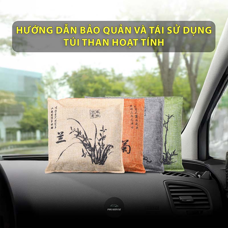 hướng dẫn bảo quản và tái sử dụng túi than hoạt tính