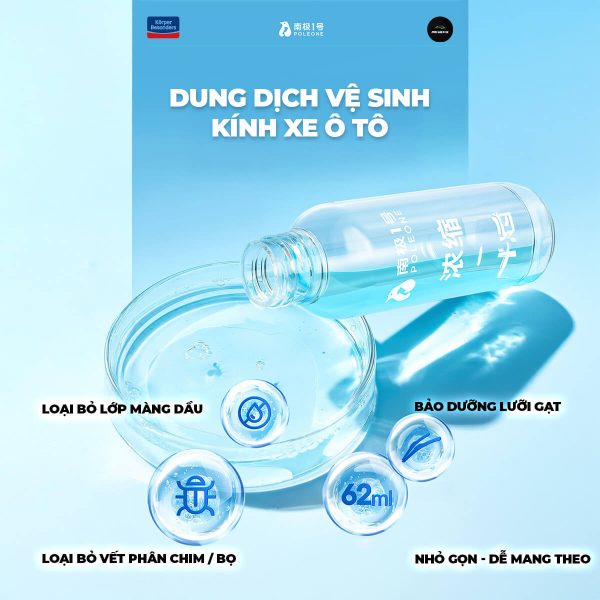 Dung Dịch Rửa Kính Xe Ô Tô Korper Besonders Chăm Sóc Kính Xe Hơi - Image 3