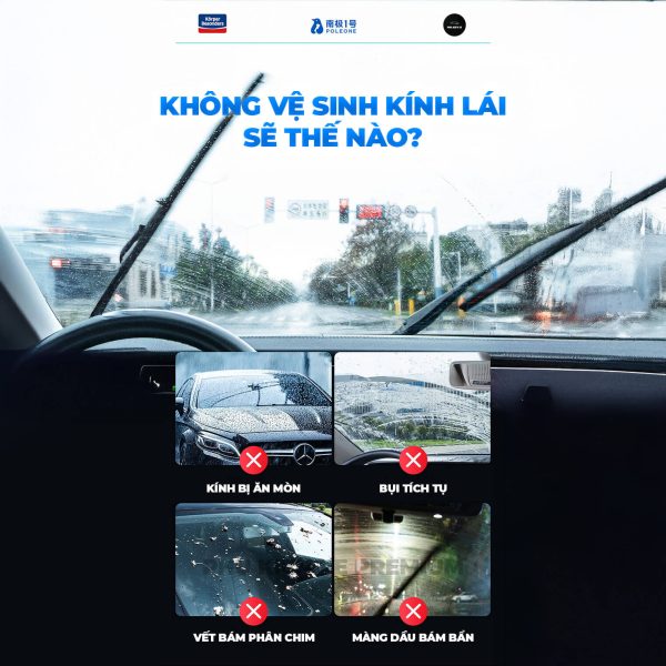 Dung Dịch Rửa Kính Xe Ô Tô Korper Besonders Chăm Sóc Kính Xe Hơi - Image 2